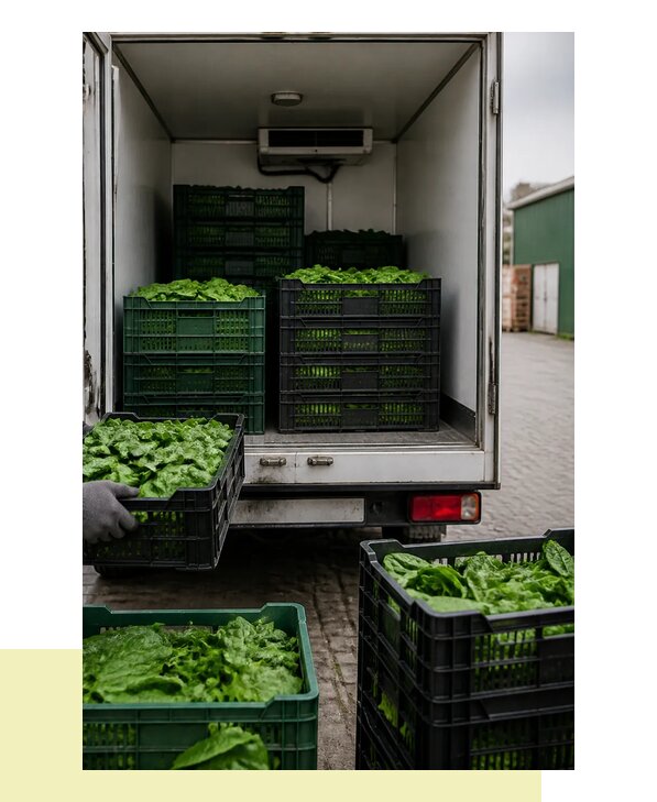 Перевозка шпината в Грозного с сохранением свежести продукции
